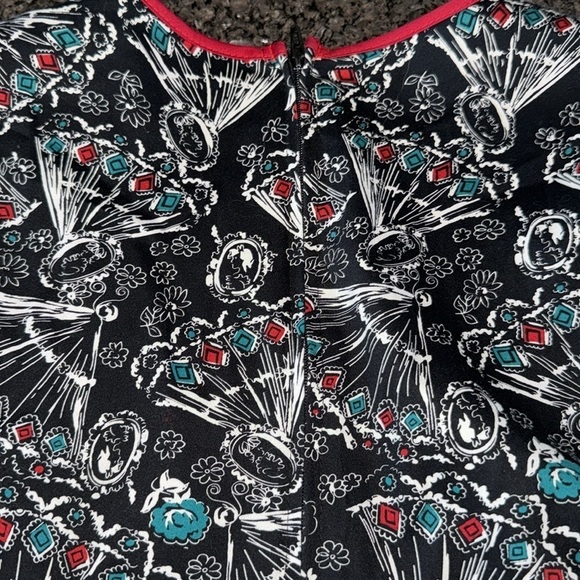 Pinup Couture Heidi Fan Fit And Flare Dress - Picture 6 of 8